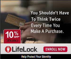 LifeLock Identity Theft Prevention - Save 10%  