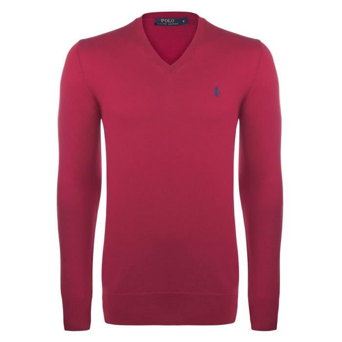 Ralph Lauren Pull Homme Rouge Rouge - Achat / Vente pull ...
