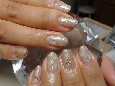大人綺麗 バリ風 ネイル 和歌山ネイルサロン Nailsmalheim メルヘイム