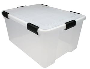 62.8 Qt Ultimate Airtight Tote - Large set of 4 (Clr/Bl Buckles) (11.8