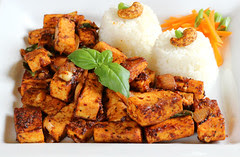 Spicy Basil Tofu