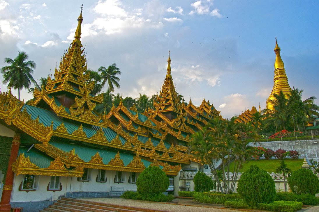 Chùa vàng Shwedagon ở Myanmar