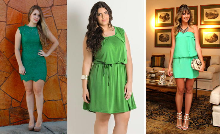 look natal 2015 vestido verde