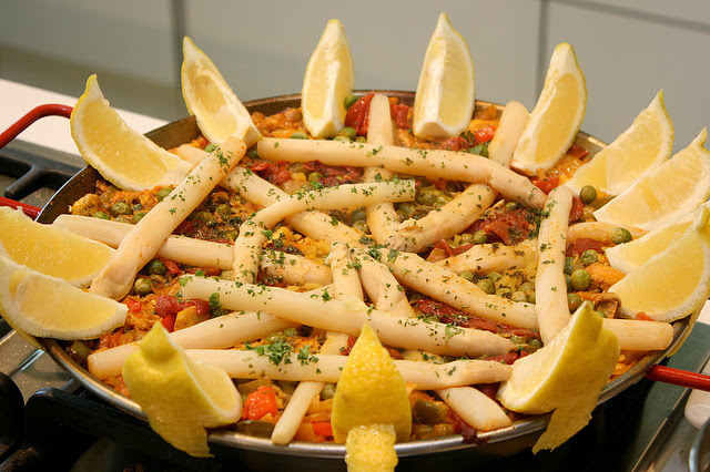 The finished paella