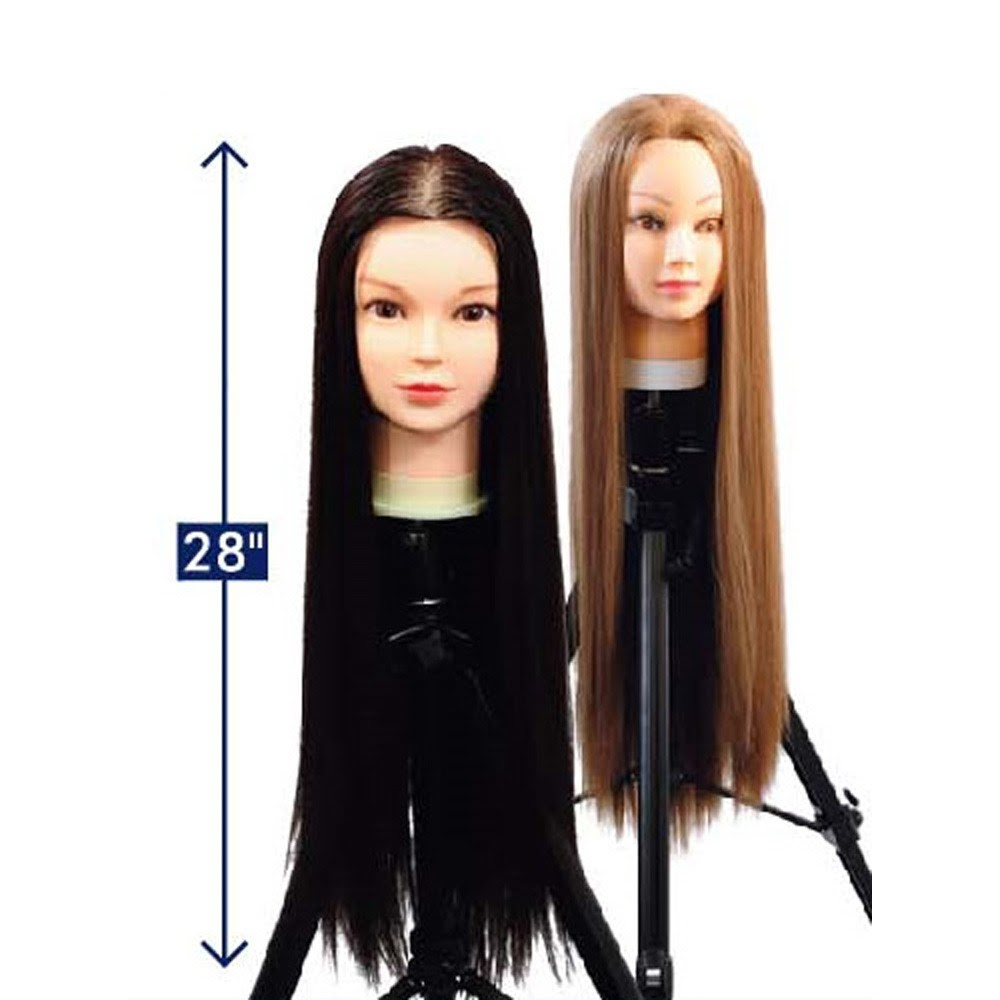 28 Organics Human Hair Blend Cosmetology Training Practice