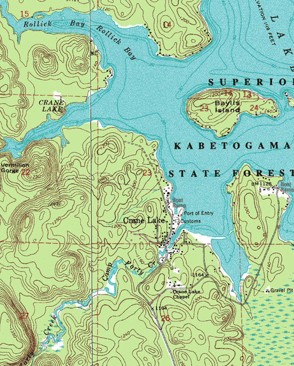 crane lake minnesota map Guide To Crane Lake Minnesota crane lake minnesota map
