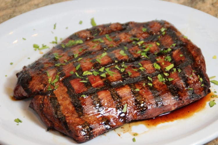 Teriyaki Marinated Flank Steak - keviniscooking.com