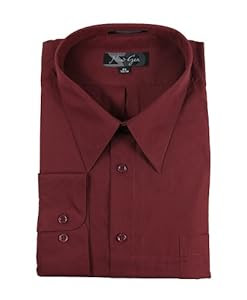 Amazon com Men s Burgundy Button Down Dress Shirt Size Amazon com Men s Burgundy Button Down Dress Shirt Size