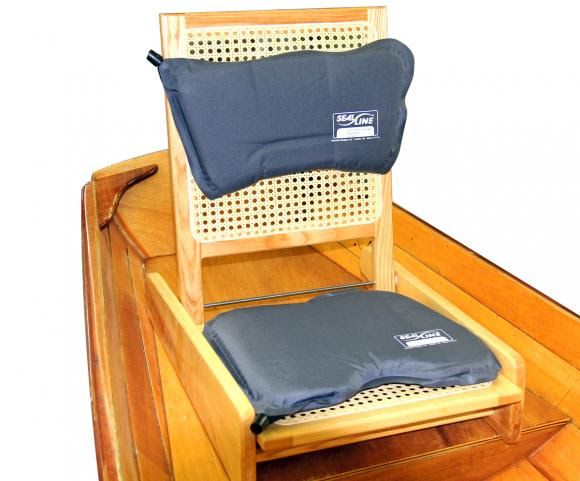 Self-inflating Lumbar Cushion and Back Rest for Sea Kayaks: Velcro 