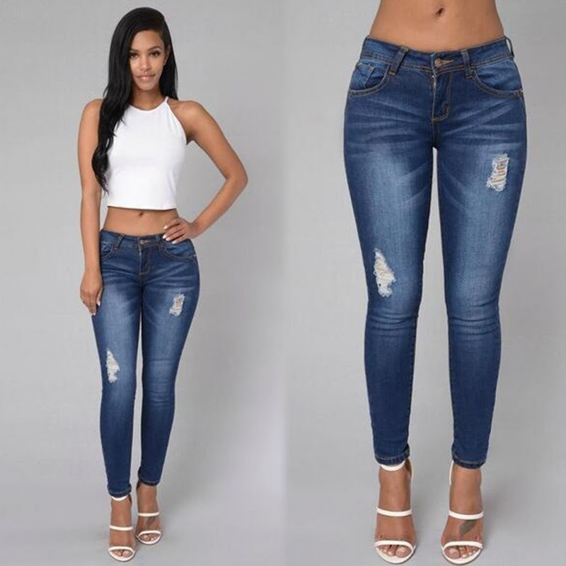 Plus Size Women Clothing 2016 Hot Sale Casual Women Ripped