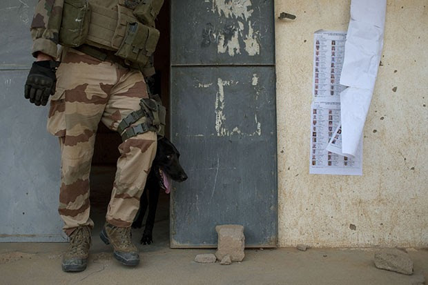 A soldier in Mali.