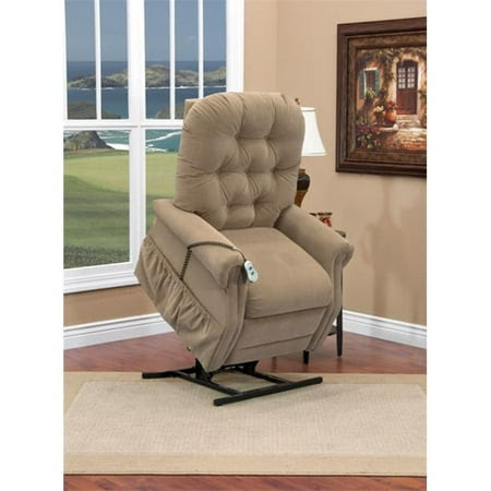 Medlift 2553W-AALB Three-Way Reclining Lift Chair - WIDE-Aaron-Lt. Brown