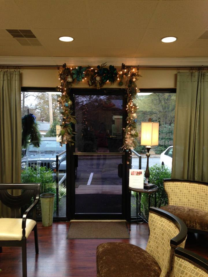 Teeth whitening at dental office
