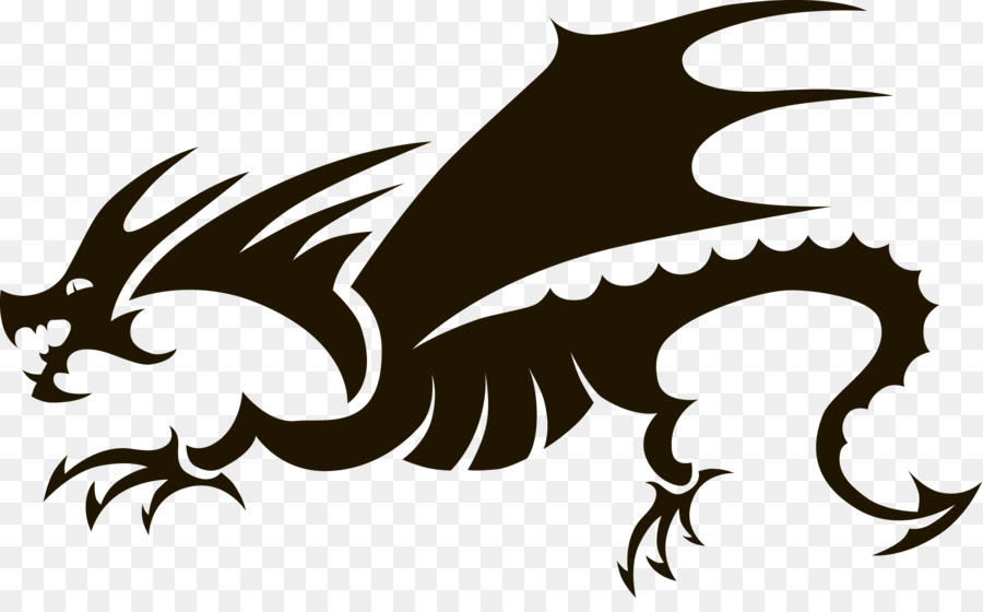 Download Dragon Silhouette Free at GetDrawings | Free download