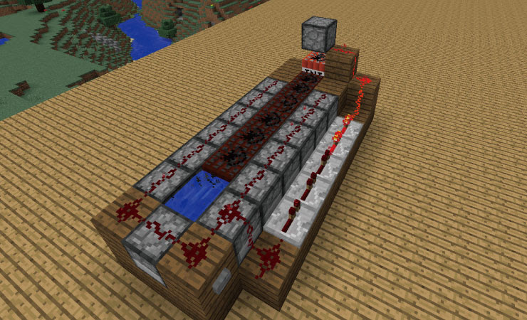 Tntキャノンをマイクラ初心者でも作れるように簡単に解説します 実例5点 マイクラモール