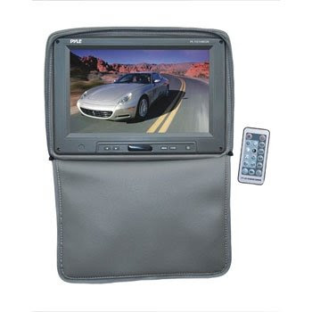 Pyle PL1101HRGR Adjustable Headrests w/ Built-In 11'' TFT/LCD Monitor W/IR Transmitter & Cover (Gray) On Sale