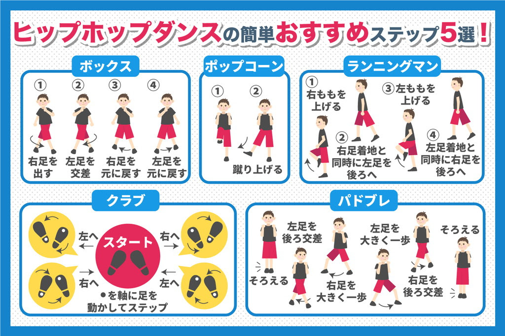 ヒップホップダンスの超簡単な振り付け5ステップを詳しく解説 マルチスタジオ ドゥエル岐阜