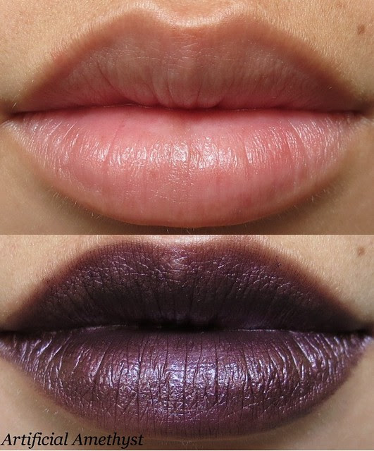 Portland Black Lipstick Company Artificial Amethyst Swatch