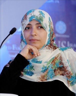 La premio nobel yemení Tawakul Karman. EFE/Archivo