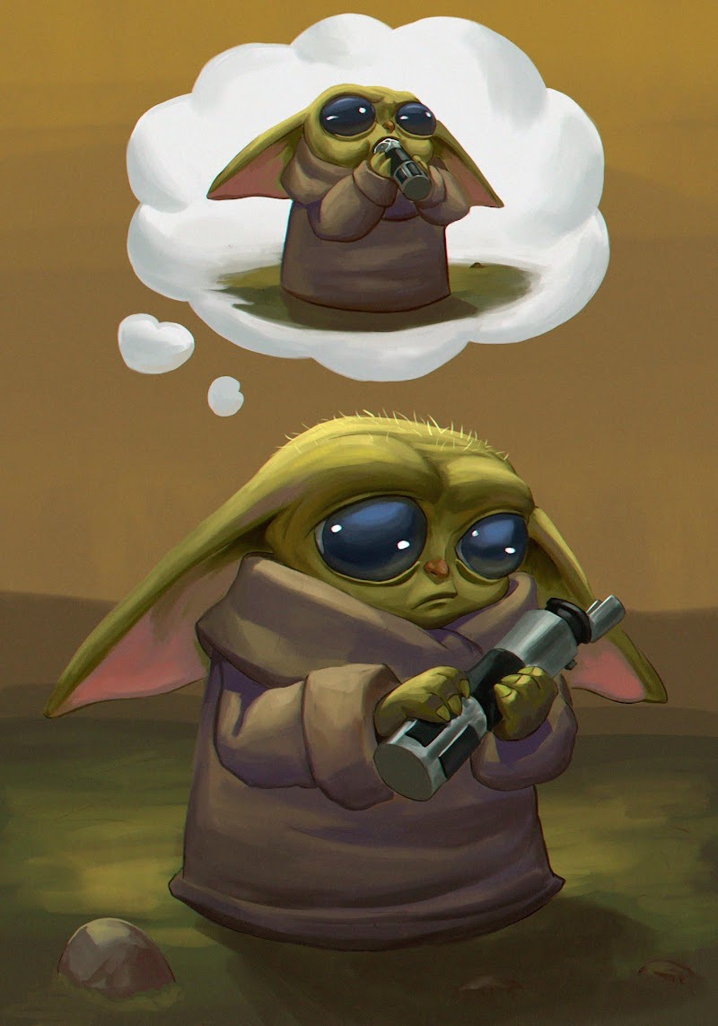 Paling Populer 20+ Baby Yoda Wallpaper 4k Phone