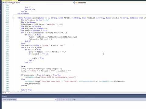 Add, Edit, Delete, Search in VB.net