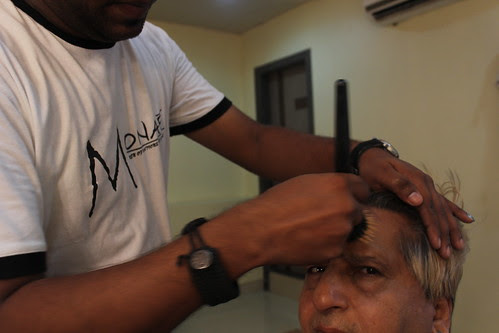 The Make Up Artist  Fleshes The Soul of The Actor by firoze shakir photographerno1