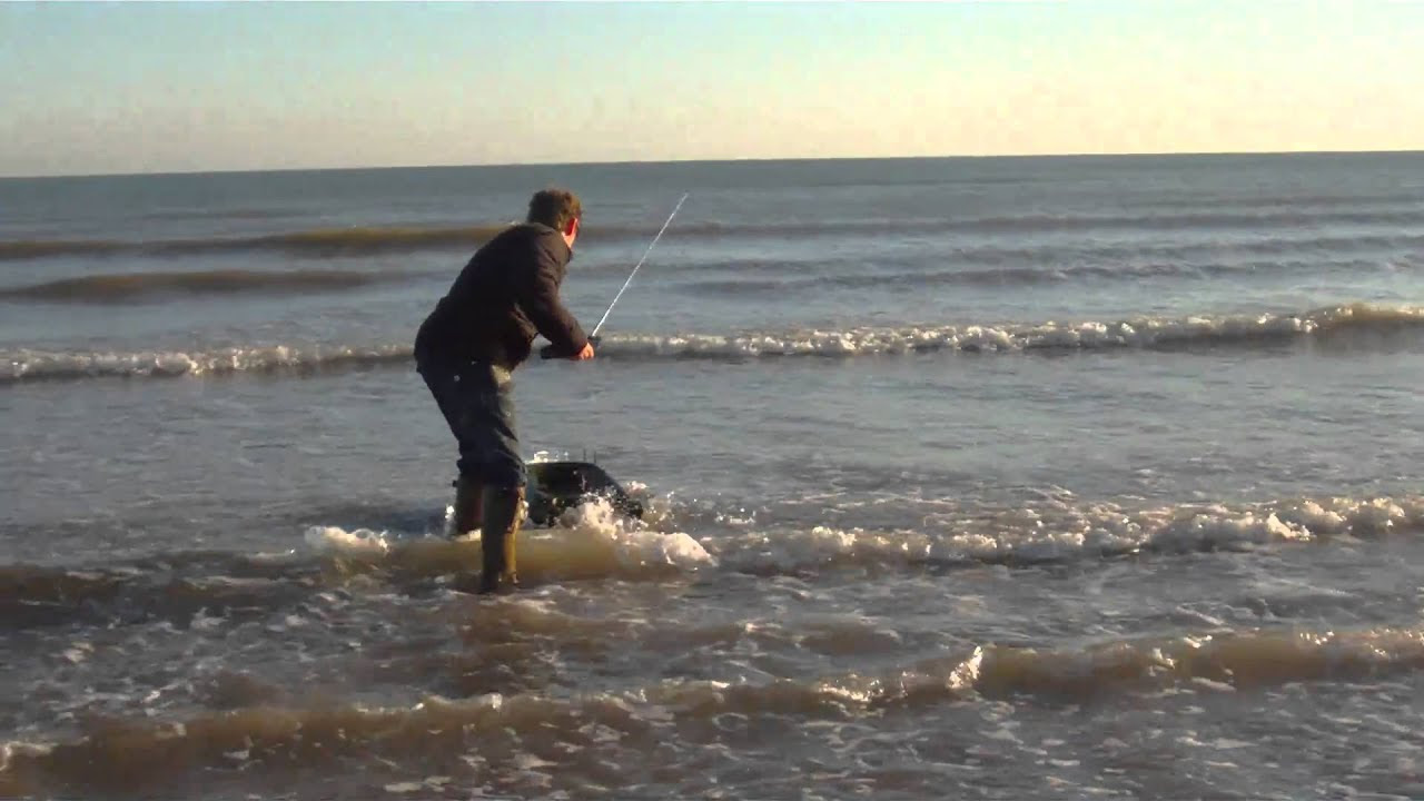 anatec bait boat catamaran out at sea 2011 - youtube