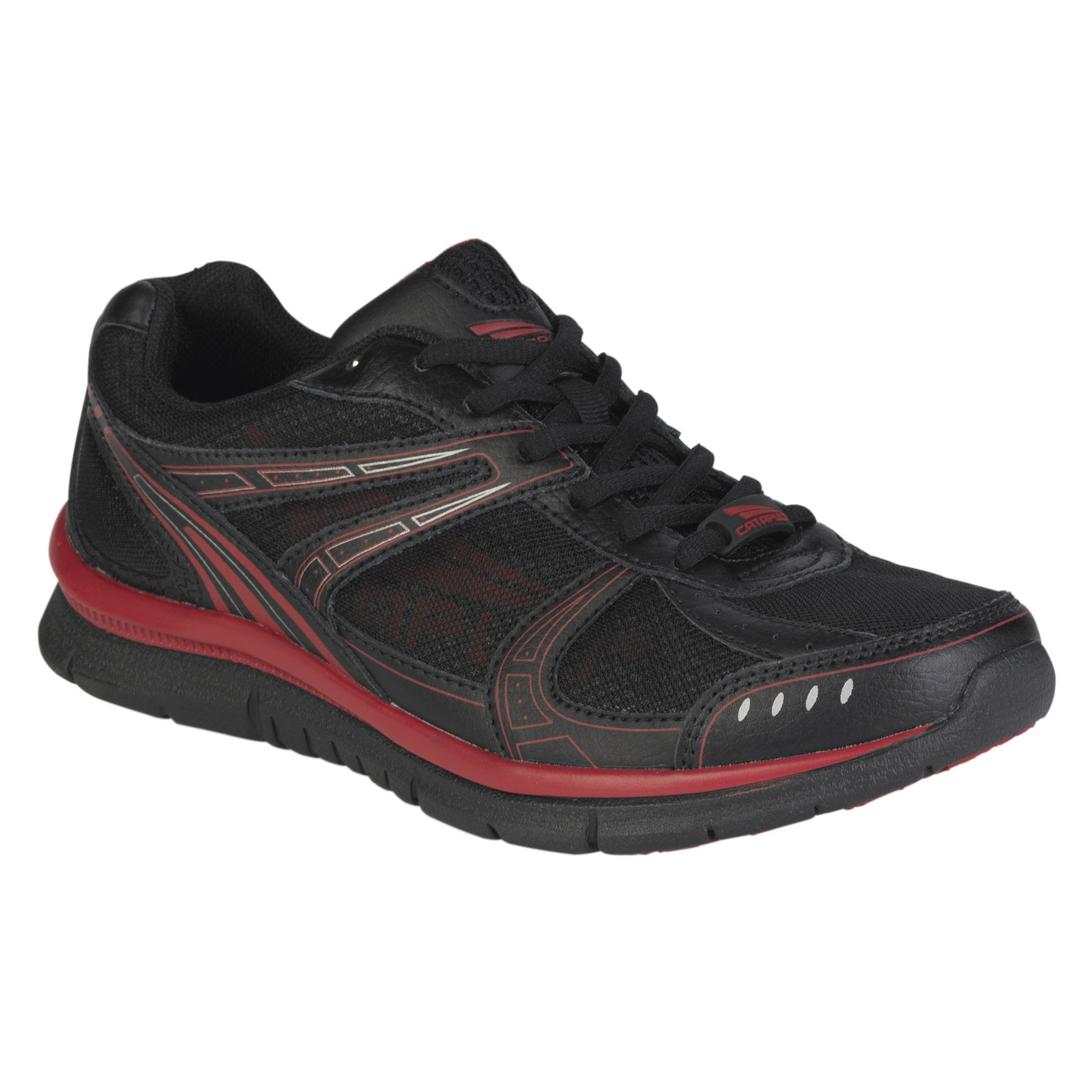CATAPULT Men's Lite1 Lite Weight Running Shoe - Black/Red