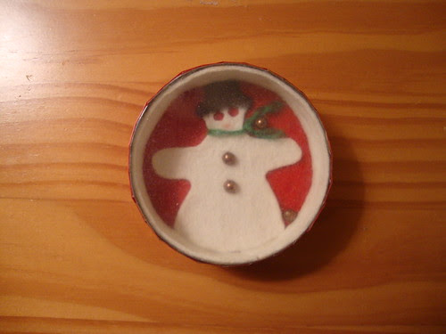 Grandmom craft:  snowman game