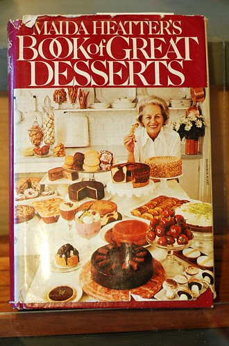 My old copy of Maida Heatter's Book of Great Desserts by Eve Fox, Garden of Eating blog, copyright 2012