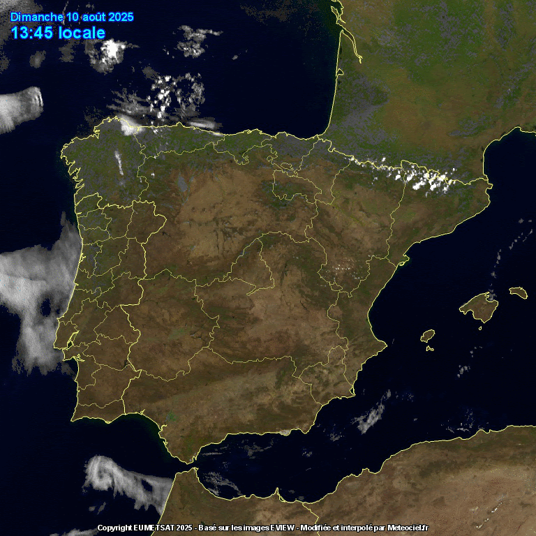 Visible Península Ibérica y Baleares