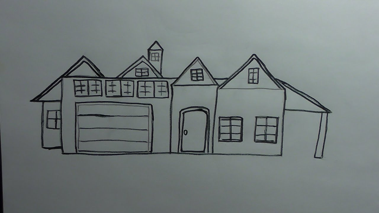 How to Draw a House  YouTube