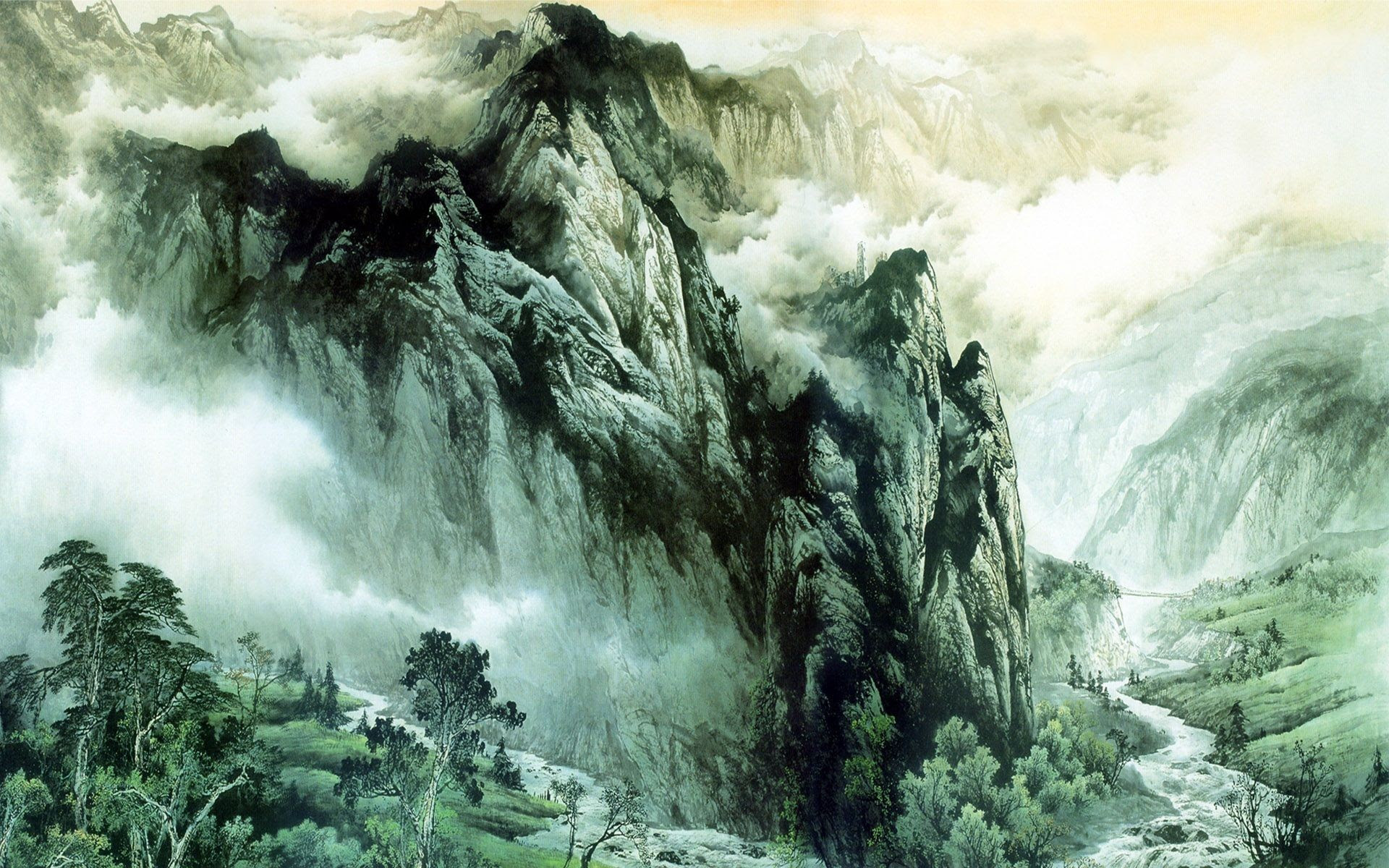 Chinese Painting Desktop Wallpaper