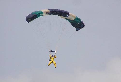 Berminat Mengambil Gambar Sukan Payung Terjun 