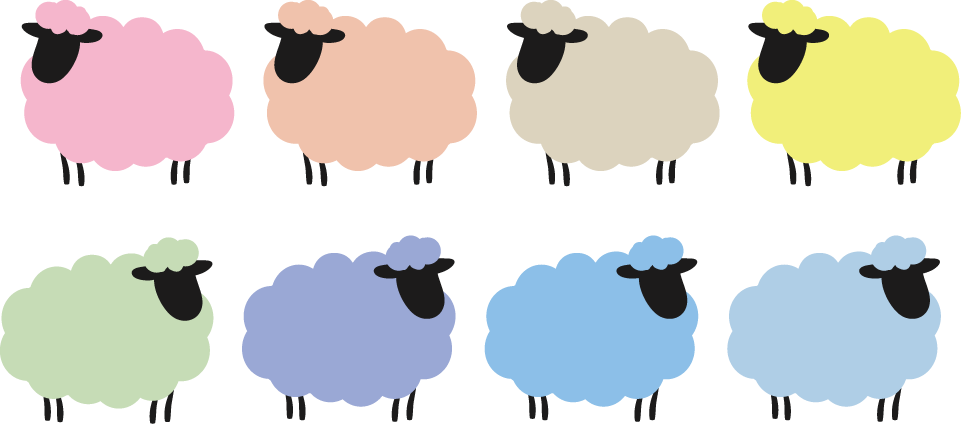 ひつじ 羊 イラスト 無料イラストフリー素材