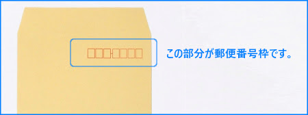 封筒の種類で 郵便番号枠 の あり なし は選べますか E封筒ドットコム