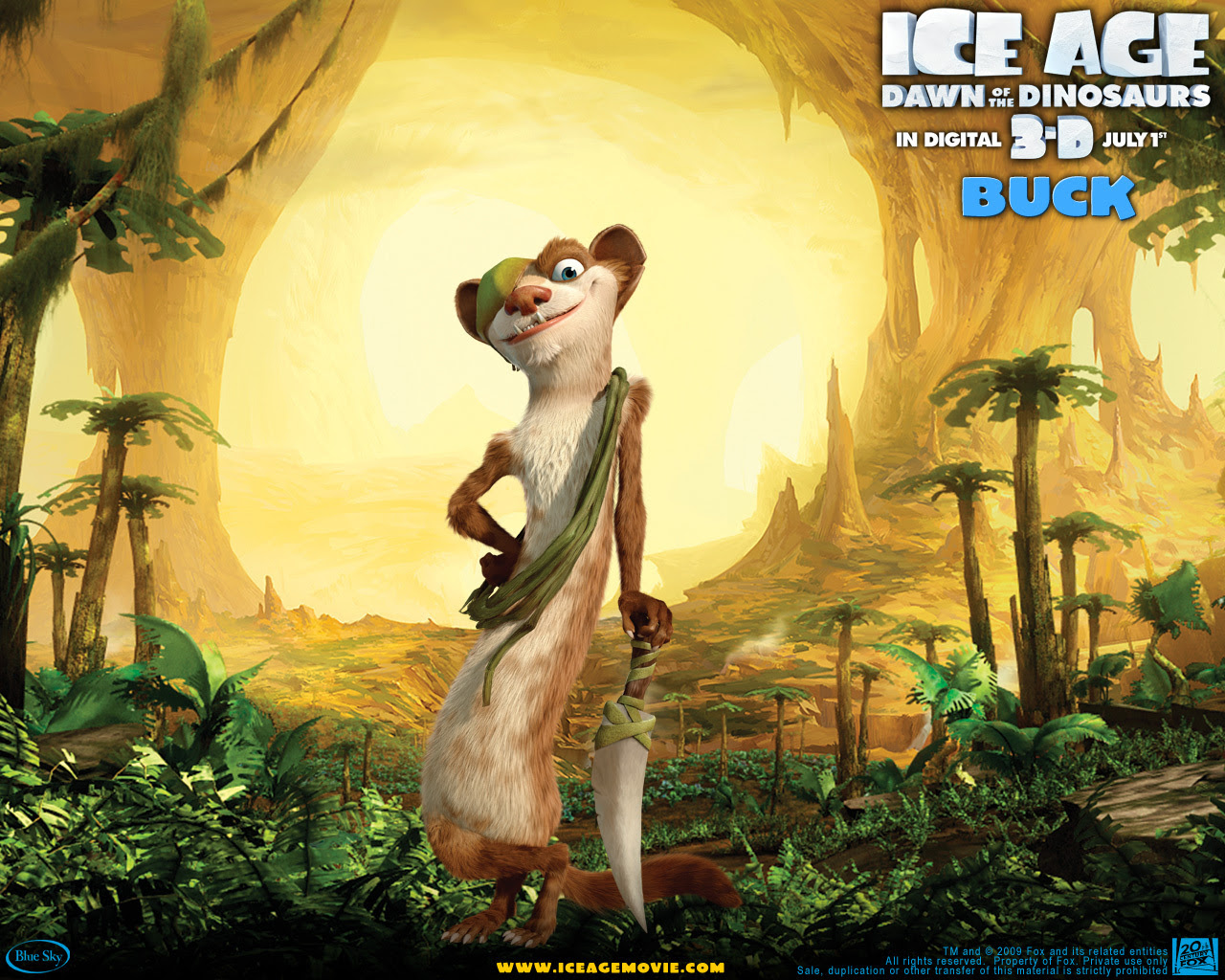 Ice age 3 Buck Wallpaper