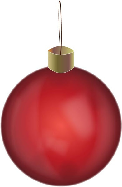 Download Red christmas bauble Free vector in Adobe Illustrator ai ...