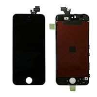Generic LCD Touch Screen Digitizer Frame Assembly Replacement for iPhone 5 5G - black