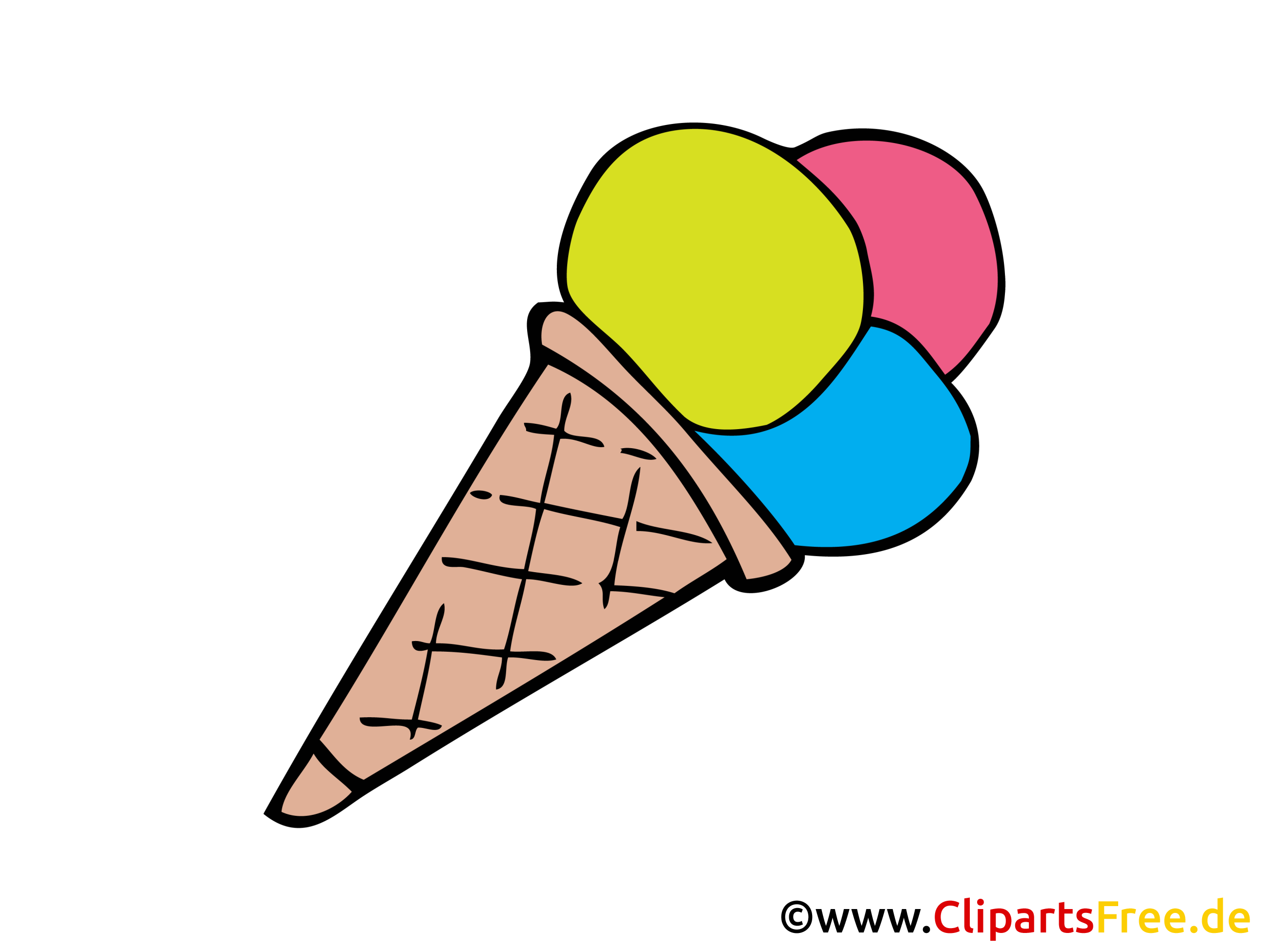 Dessin Cornet De Glace : Coloriage et illustration de ...