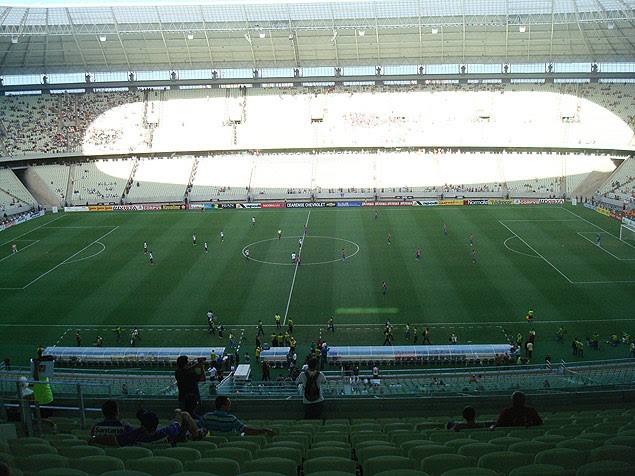 Castelão durante primeiro evento-teste da Copa das Confederações-2013