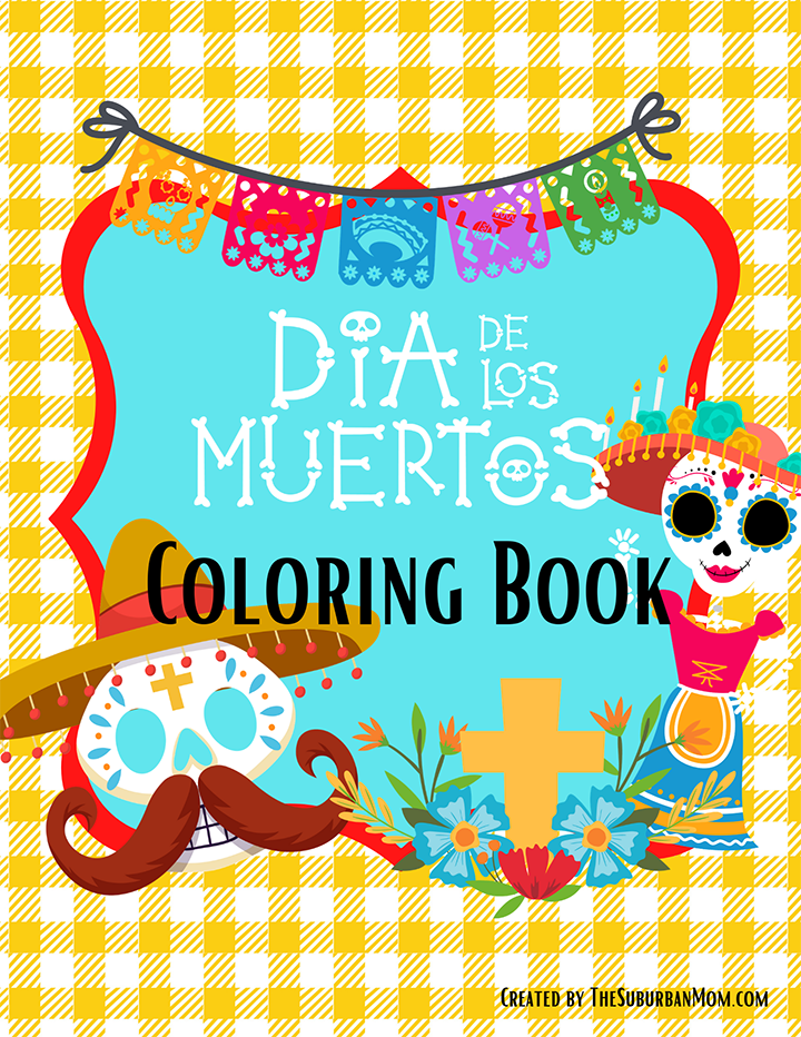 Día de los Muertos Coloring Pages Free Printable - Day Of The ...