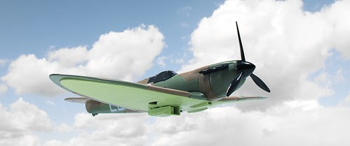 Flying Quickbuild Spitfire