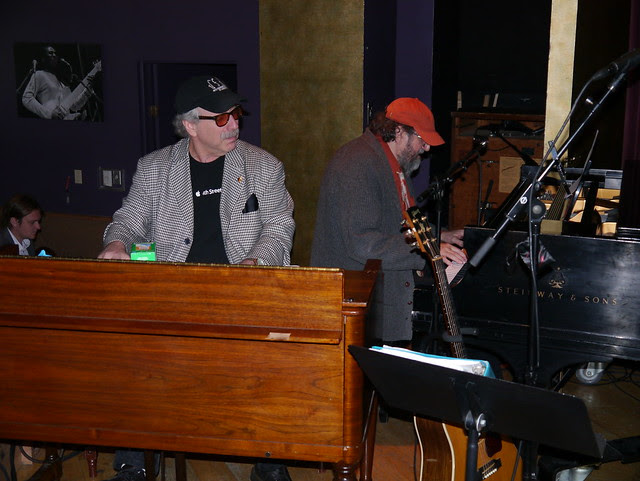  Mike Greensill at The Steinway seen here with Jon Hammond at Hammond B3 organ 