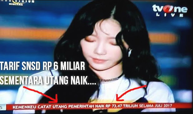 “Utang Pemerintah Naik 73 Triliun”, Tapi Ngundang SNSD Yang Tarifnya Selangit