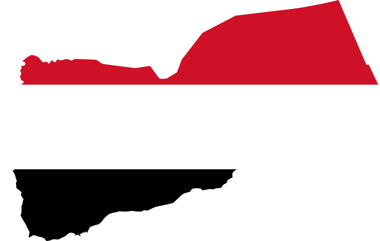 Yemen Flag Map Mapsofnet
