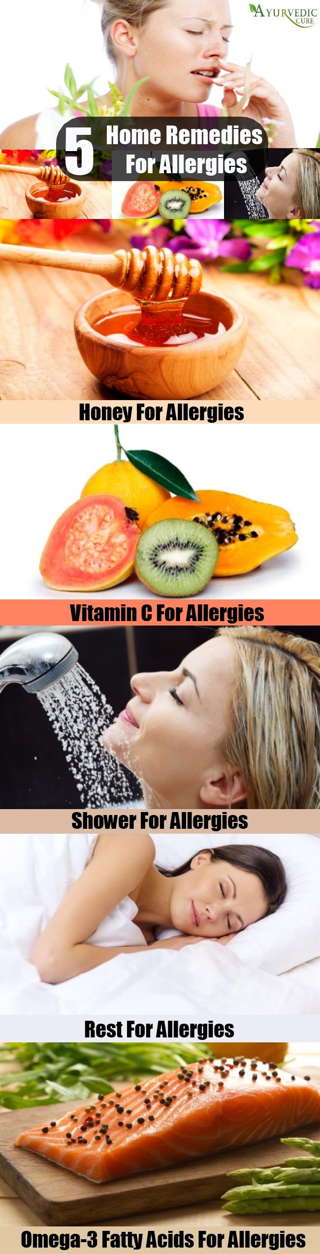 Important Home Remedies For Allergies  Health Care  Pinterest