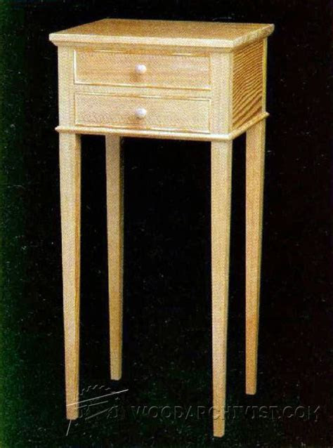 occasional table plans woodarchivist