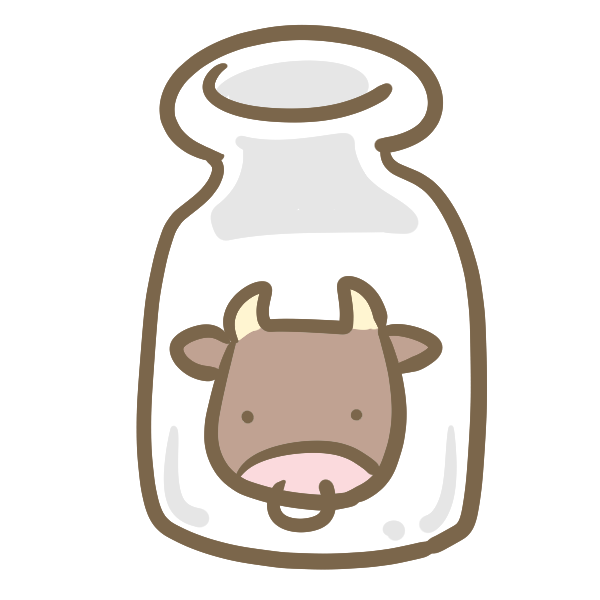 瓶の牛乳のイラスト かわいいフリー素材が無料のイラストレイン
