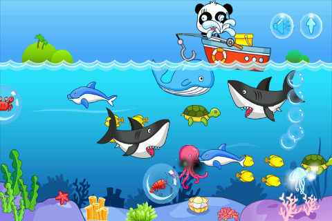 子供向け無料アプリ ベビーさかなつり 魚を釣り上げる釣りゲームです 子供向けアプリ情報